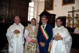Saluto a Don Ennio Bezzone in partenza per la parrocchia di S.Giovanni di Oneglia  (23 settembre 2018)"