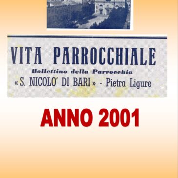 BOLLETTINO PARROCCHIALE 2001