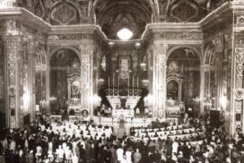 1967 - Altare con mensa provvisoria (Cresime)"