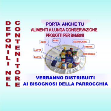 Distribuzione alimenti 10 marzo 2021