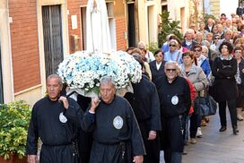 La statua della Madonna di Lourdes a Pietra (27-10-2016)"