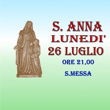 FESTA DI SANT’ANNA