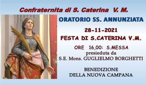 CELEBRAZIONE S.CATERINA V.M.