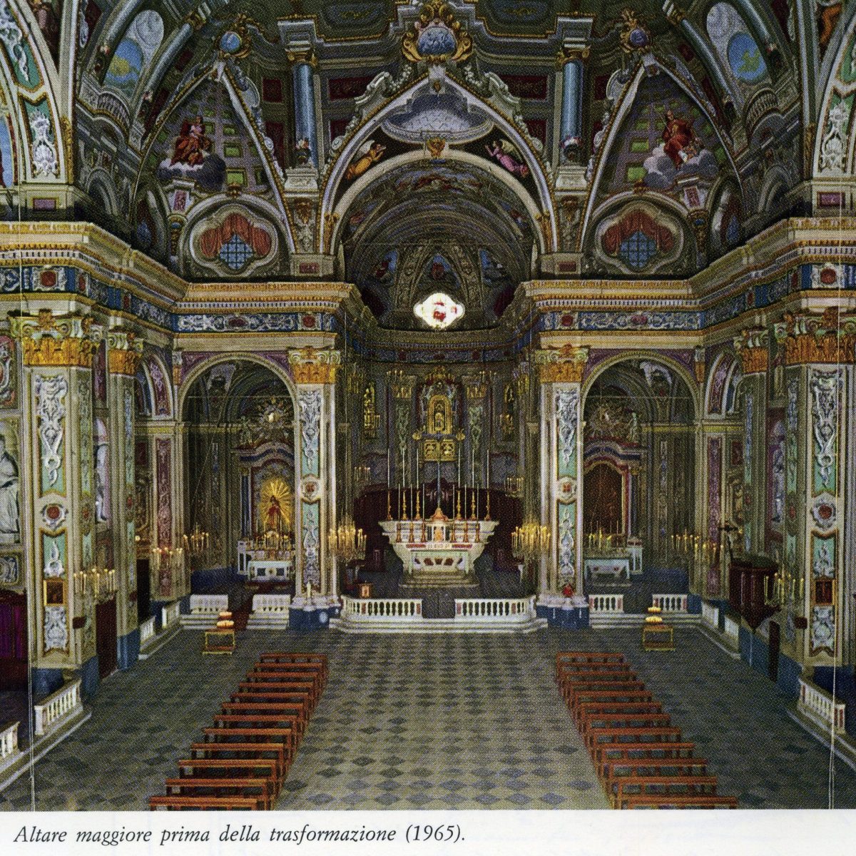 1963-Altare  prima delle trasformazioni