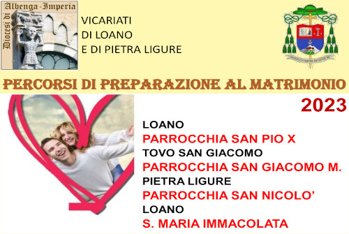 PERCORSI DI PREPARAZIONE AL MATRIMONIO 2023