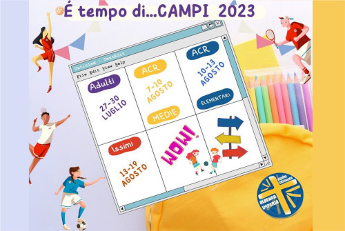 AZIONE CATTOLICA DIOCESANACAMPI ESTIVI 2023