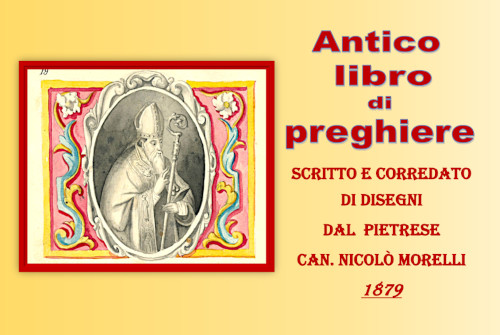 ANTICO LIBRO DI PREGHIERECan. NICOLO’ MORELLI 1879