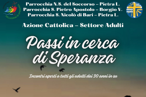 PASSI IN CERCA DI SPERANZA1. DALLA ROUTINE ALLO STUPORE