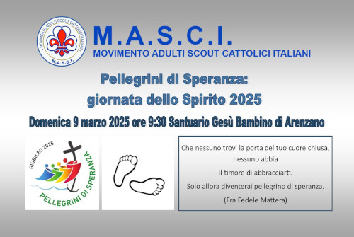 MASCI – LIGURIAPELLEGRINI DI SPERANZAGIUBILEO 2025
