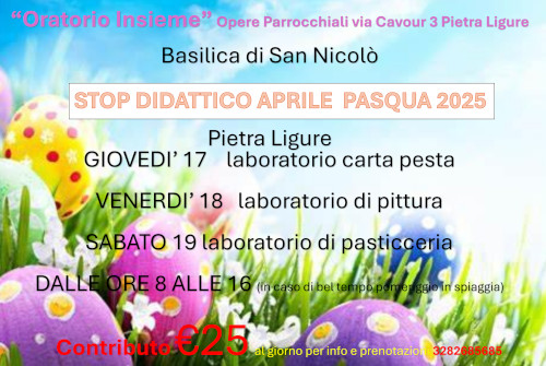 PARROCCHIA-ORATORIO APRILE 2025