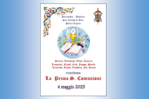 PRIMA COMUNIONE4 MAGGIO 2025