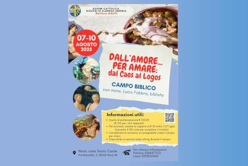 AZIONE CATTOLICA DIOCESANASETTORE ADULTICAMPO BIBLICO(7 – 10 AGOSTO 2025)