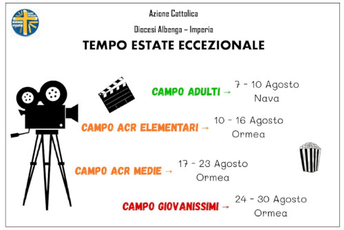 AZIONE CATTOLICA DIOCESANACAMPI ESTIVI 2025