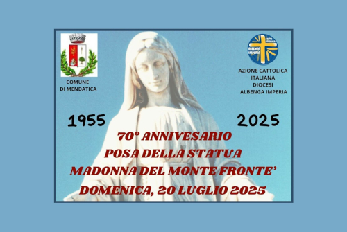 AZIONE CATTOLICA DIOCESANA70° ANNIVERSARIO POSA DELLA STATUAMADONNA DEL MONTE FRONTE’