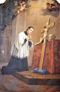 San Luigi Gonzaga - Tela di Luigi Sacco