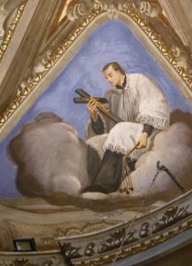 San Luigi Gonzaga - Affresco di Luigi Sacco